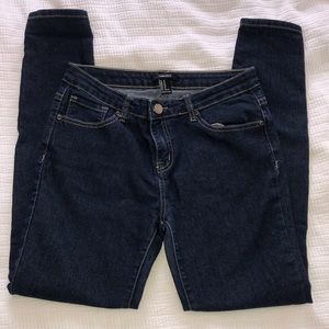 Forever 21 dark blue jeans